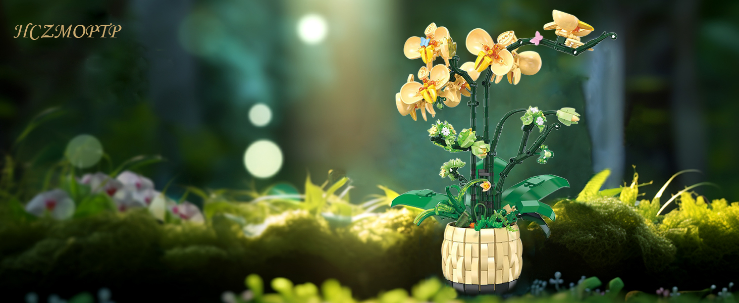 lego flowers for adults orchid botanical collection flower bouquet bonsai tree wildflower bouquet