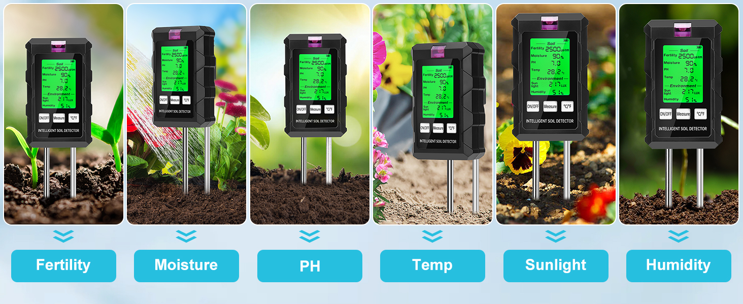 ph tester soil soil thermometer for gardening gardening tools for garden nutrients